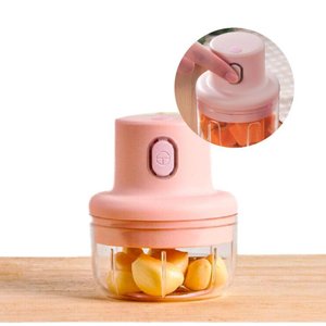 Triturador de Alho Elétrico Usb Portátil Recarregável 250ml