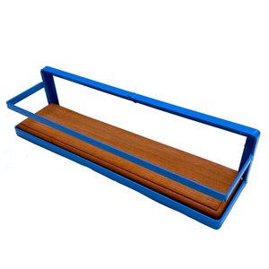 Prateleira Porta Condimentos e Tempero 1 Andar 40x9 cm:Azul