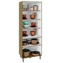 Ver imagem 3 de Paneleiro Cristaleira Evidence 4 Portas Com Vidro Reflecta Poliman Móveis