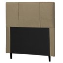 Ver imagem 1 de Cabeceira Cama Box Solteiro Donna 90cm Suede Bege - Abmaza