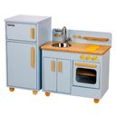 Ver imagem 1 de Cozinha Infantil Completa com Geladeira Azul Bebê Fabrink