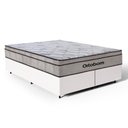 Ver imagem 1 de Cama Box com Colchão Ortobom de Molas Ensacadas Pillow In Pro Vida Queen 158cm