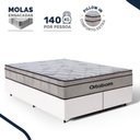 Ver imagem 2 de Cama Box com Colchão Ortobom de Molas Ensacadas Pillow In Pro Vida Queen 158cm