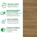 Ver imagem 6 de Piso Laminado 1357MMX292MM New Evidence Cx/7 Marrom/Freijo Ambar Eucafloor