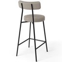 Ver imagem 7 de Kit 05 Banquetas Baixa para Cozinha Sala de Jantar Bar Bancada Milão L02 Bouclê Creme - lyam decor L