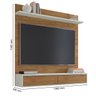 Painel Suspenso para TV até 55" Filadélfia L01 Freijó/Cinza Cristal - ADJ Decor - 4