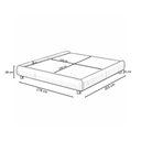 Ver imagem 3 de Cama Casal Queen Japonesa Pés Madeira 174cm Firenze Corano Caramelo - Nexta Casa