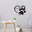 Ver imagem 4 de Adesivo de Parede Frase Deus Me Enviou Patinhas Cachorro Gato Pet Shop Kanto Store