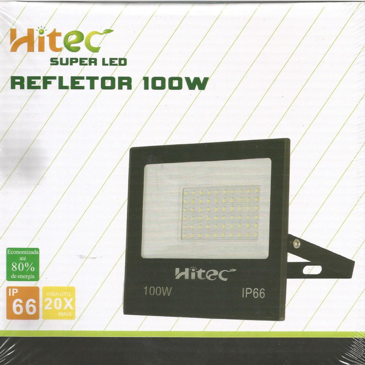 Refletor Led 100w Branco Frio Ip66 Holoforte Resistente a Água - 7