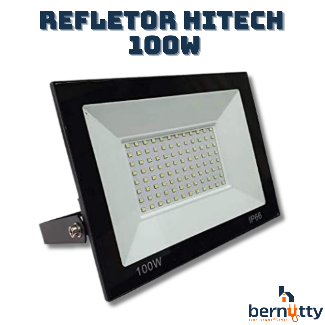 Refletor Led 100w Branco Frio Ip66 Holoforte Resistente a Água - 2