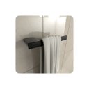 Ver imagem 4 de Kit 4 Acessórios de Banheiro Preto Toalheiro Duplo F.master