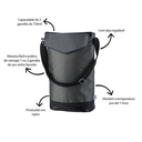 Ver imagem 2 de Maleta Térmica Boccati para 2 Garrafas Bolsa Vinho Espumante:preto