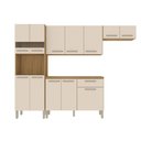 Ver imagem 2 de Cozinha Compacta Versalhes 12 Portas 1 Gaveta com Vidro Freijo/soft - Kits Paraná
