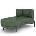 Ver imagem 1 de Sofá Chaise Longue Sala de Estar Living Lucca Esquerdo D02 Couríssimo Verde B-89 - Lyam Decor