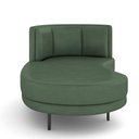 Ver imagem 4 de Sofá Chaise Longue Sala de Estar Living Lucca Esquerdo D02 Couríssimo Verde B-89 - Lyam Decor