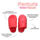 Ver imagem 5 de Pantufa Feminina Adulto Antiderrapante Felpuda 40/41 Pink