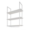 Ver imagem 2 de NICHO DE TETO PARA COZINHA 80CM BRANCO COM PRATELEIRA BRANCA