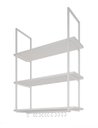 Ver imagem 2 de NICHO DE TETO PARA COZINHA 80CM BRANCO COM PRATELEIRA BRANCA