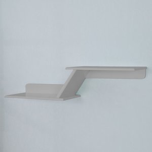 Prateleira Zig 72cm - Mdf, Design Moderno e Versátil para Qualquer Ambiente