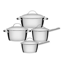 Jogo de Panelas 4 Peças Inox Fundo Triplo Allegra Tramontina - 1