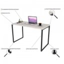 Ver mais imagens de Conjunto Home Office Industrial 2 Peças com 1 Escrivaninha 120cm e 1 Gaveteiro 4 Gavetas Kuadra