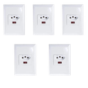 Ver imagem 1 de Kit 5 Tomada Bivolt 20a C/ Seletor de Voltagem 110/220v Gsm