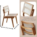 Ver imagem 3 de Sala de Jantar Mesa Noronha 220cm Tampo Laminado Canto Barril com 8 Cadeiras Eva Premium