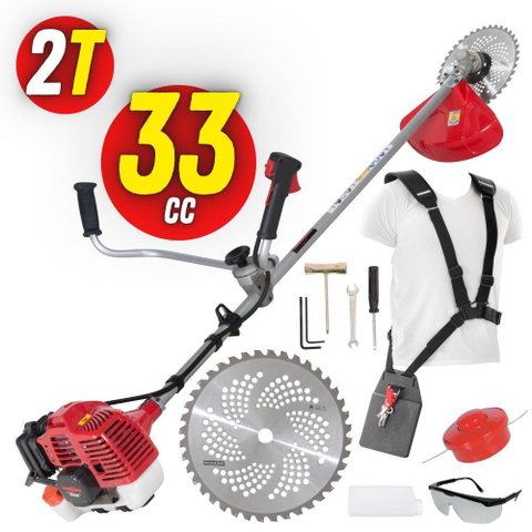Roçadeira Lateral Kawashima Kw3300l 2t 33cc Uso Profissional