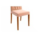 Ver imagem 5 de Kit 4 Cadeiras Sala Jantar Juliana 4 Un Madeirado/ Linho Bege - Cimol