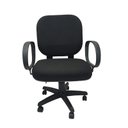 Ver imagem 1 de Cadeira Giga Obeso Giratória Tecido - até 160kg:cinza