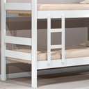 Ver imagem 3 de Cama Beliche com Escada de Dois Degraus e Lateral de Proteção Prisma - J&a Móveis:branco