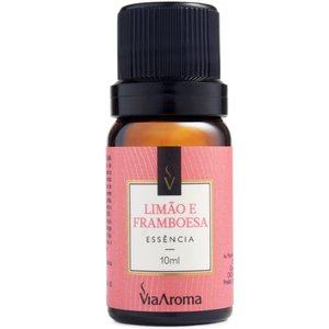 Essência para Aromatizador Elétrico 10ml Via Aroma Limão e Framboesa