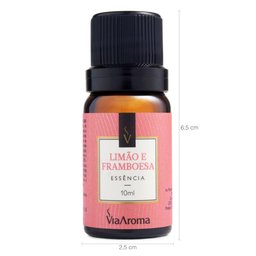 Essência para Aromatizador Elétrico 10ml Via Aroma Limão e Framboesa - 3