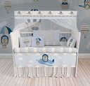 Ver imagem 1 de Kit Berço Enxoval de Bebê Ursinho Aviador