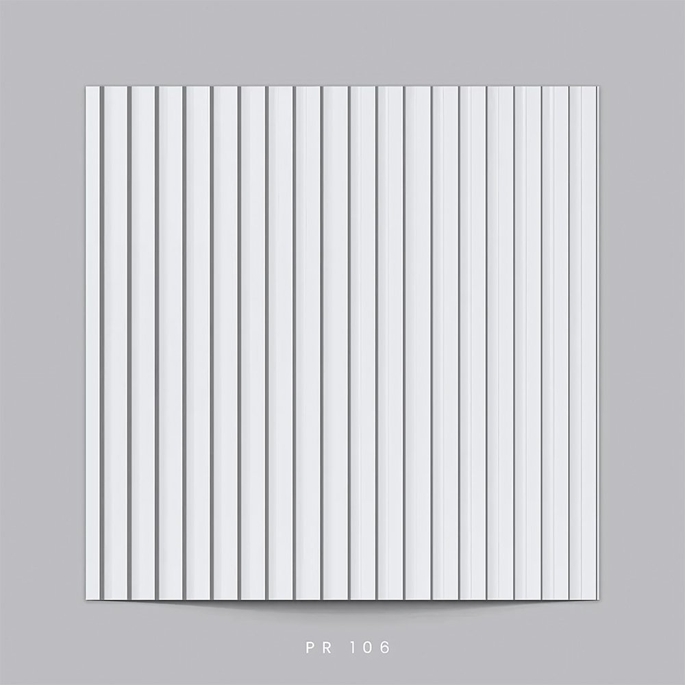 Painel Ripado de Eva Autocolante Rpdoc 10cm Branco 10 Metros Rpdoc 02 - 5