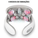 Ver imagem 7 de Massageador Pescoço Cervical Ombro Costas Infravermelho Coluna Esquenta Vibra Ortopedico Massagem Re