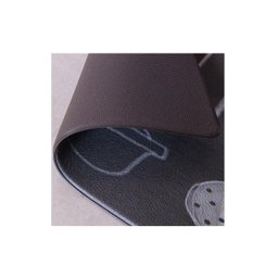 Tapete de Cozinha Premier 46cm X 120cm Niazitex Preto com Cinza - 3
