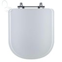 Ver imagem 1 de Assento Sanitário Tampa de Vaso Branco Resina Poliester Life para Bacia Celite
