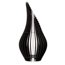 Ver imagem 3 de Abajur Grande de Chão ANDROMEDA MDF Luminária -:Preto/Kit com 2 - 70x25cm e 85x30cm