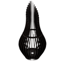 Ver imagem 1 de Abajur Grande de Chão ANDROMEDA MDF Luminária -:Preto/Kit com 2 - 70x25cm e 85x30cm