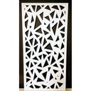 Ver imagem 4 de Painel Vazado Divisória Mdf Santorini Branco - 0,90x2,40m