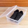 2 Caixas Plásticas Organizadoras com Tampa para Sapatos Calçados 38 a 46 Empilháveis Ordene - 2
