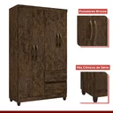 Ver imagem 5 de Guarda-Roupa 4 Portas 2 Gavetas Lisboa Imop Móveis