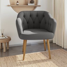 Poltrona Decorativa Bella em Veludo Just Time - 2