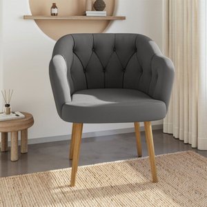 Poltrona Decorativa Bella em Veludo Just Time