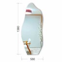 Ver imagem 3 de Espelho Grande Orgânico Decorativo Lapidado 140x60cm - Fiamma