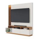 Ver imagem 2 de Estante Home para Tv 65 Pol com Led 180x184cm Humaitá Off White Freijó