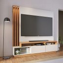 Ver imagem 1 de Estante Home para Tv 65 Pol com Led 180x184cm Humaitá Off White Freijó