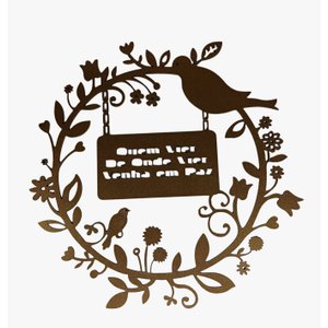 Boas Vindas Decoração:cinza Claro