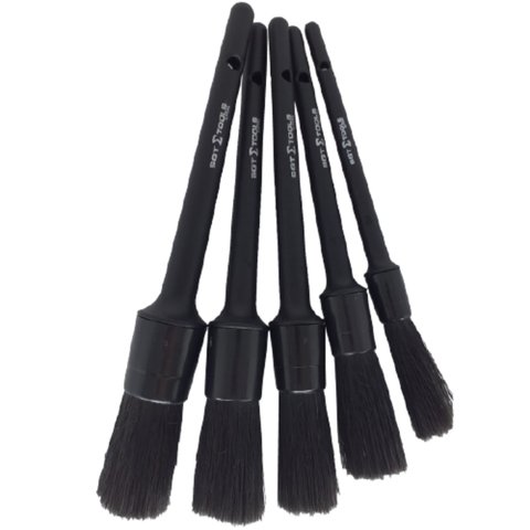 KIT DE PINCEIS PARA DETALHAMENTO INTERNO COM 5 UNIDADES SIGMA TOOLS